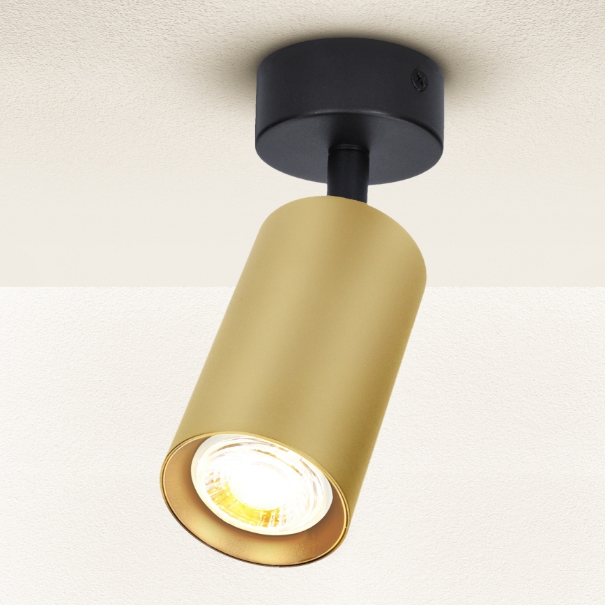 Brilagi - Reflektorska svjetiljka SELE GOLDEN 1xGU10/30W/230V crna/zlatna