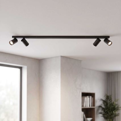 BRILAGI - Reflektorska svjetiljka SELE LONG 4xGU10/30W/230V crna