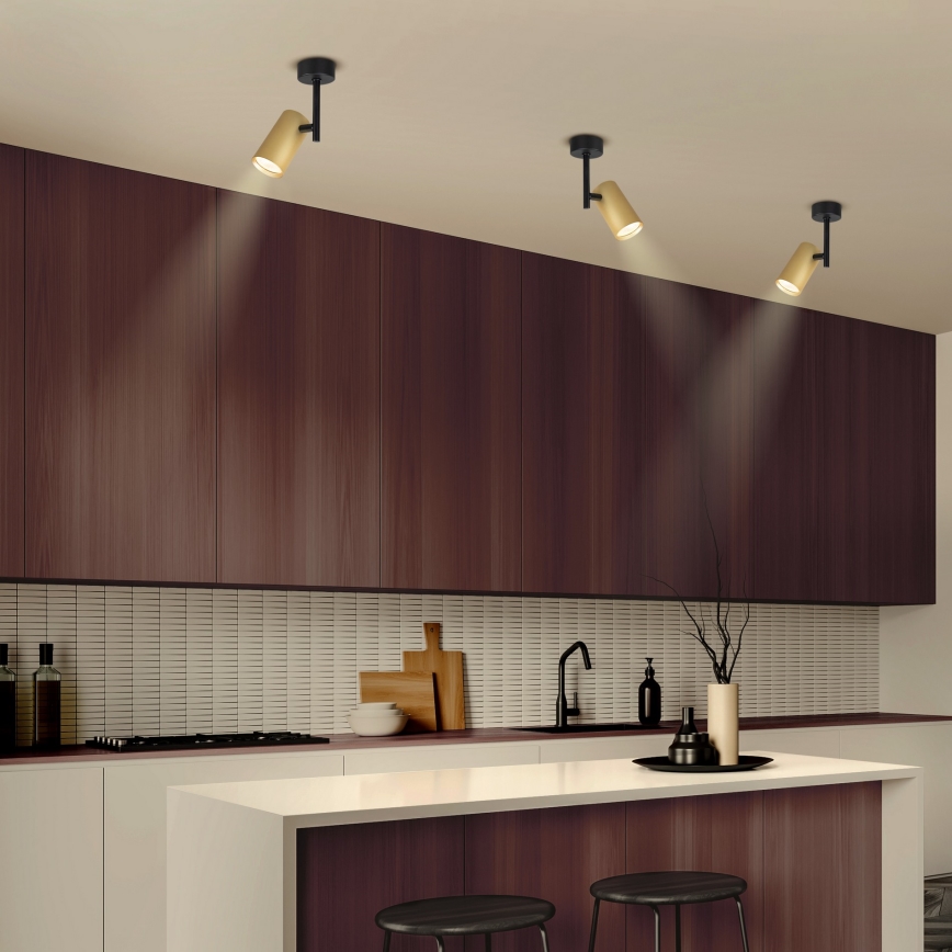 Brilagi - Reflektorska svjetiljka SELE VERTICAL 1xGU10/30W/230V crna/zlatna