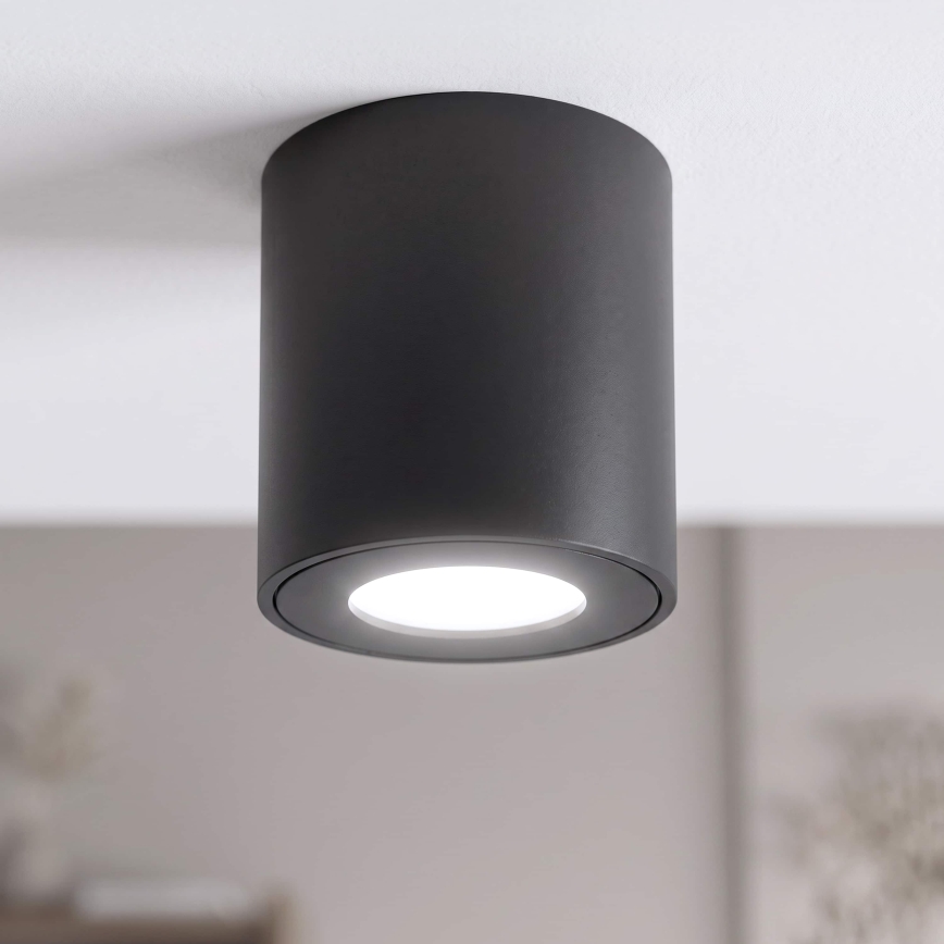 BRILAGI - Reflektorska svjetiljka za kupaonicu MIA 1xGU10/30W/230V 84x80 mm crna IP54