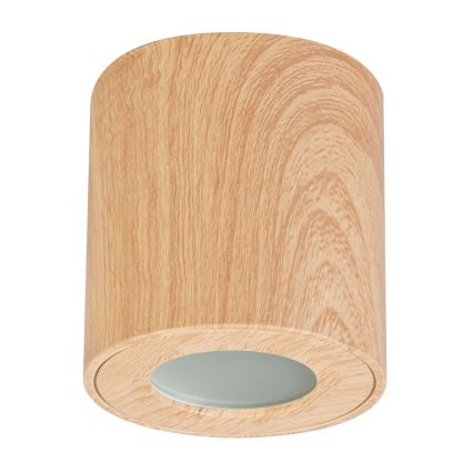 Brilagi - Reflektorska svjetiljka za kupaonicu MIA 1xGU10/30W/230V 84x80 mm dekor hrasta IP44