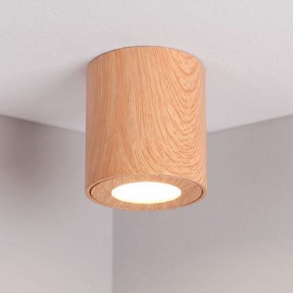 BRILAGI - Reflektorska svjetiljka za kupaonicu MIA 1xGU10/30W/230V 84x80 mm dekor hrasta IP44