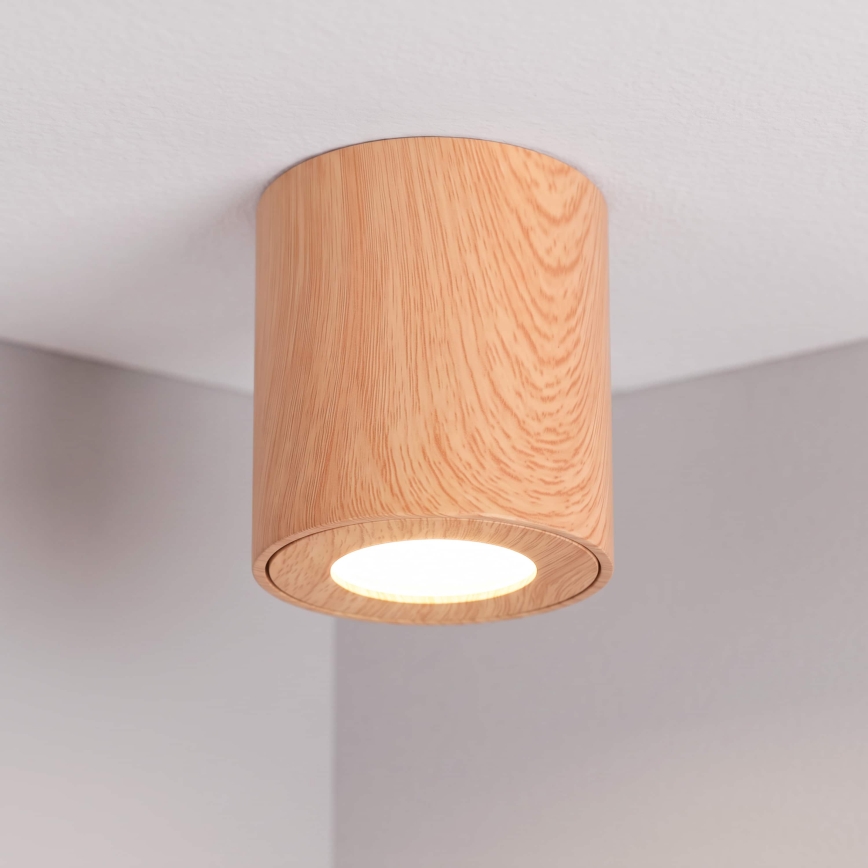 BRILAGI - Reflektorska svjetiljka za kupaonicu MIA 1xGU10/30W/230V 84x80 mm dekor hrasta IP44