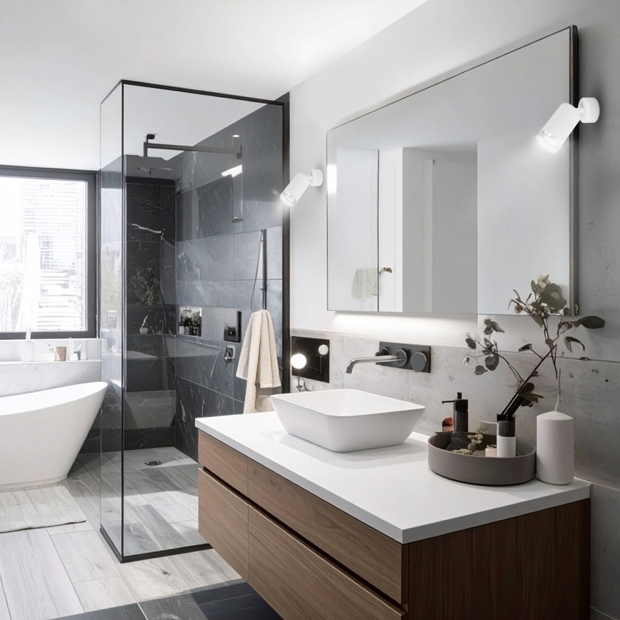 Brilagi - Reflektorska svjetiljka za kupaonicu SELE 1xGU10/30W/230V IP44 bijela