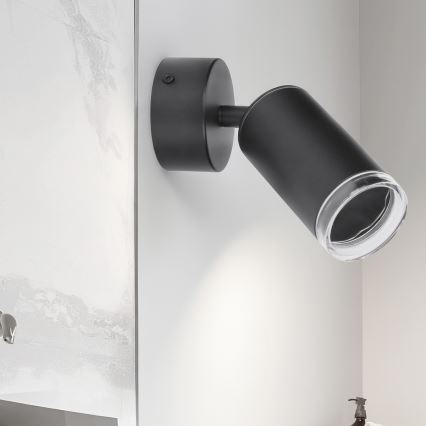 Brilagi - Reflektorska svjetiljka za kupaonicu SELE 1xGU10/30W/230V IP44 crna