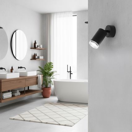 Brilagi - Reflektorska svjetiljka za kupaonicu SELE 1xGU10/30W/230V IP44 crna