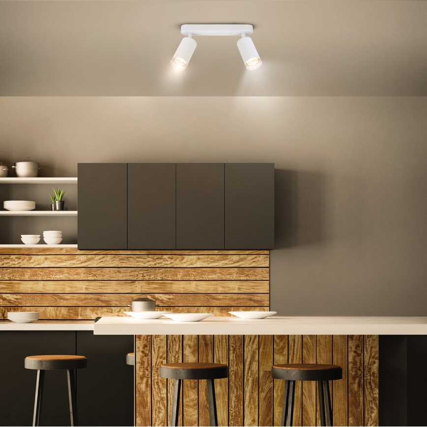 Brilagi - Reflektorska svjetiljka za kupaonicu SELE 2xGU10/30W/230V IP44 bijela