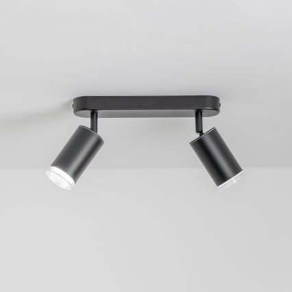 Brilagi - Reflektorska svjetiljka za kupaonicu SELE 2xGU10/30W/230V IP44 crna