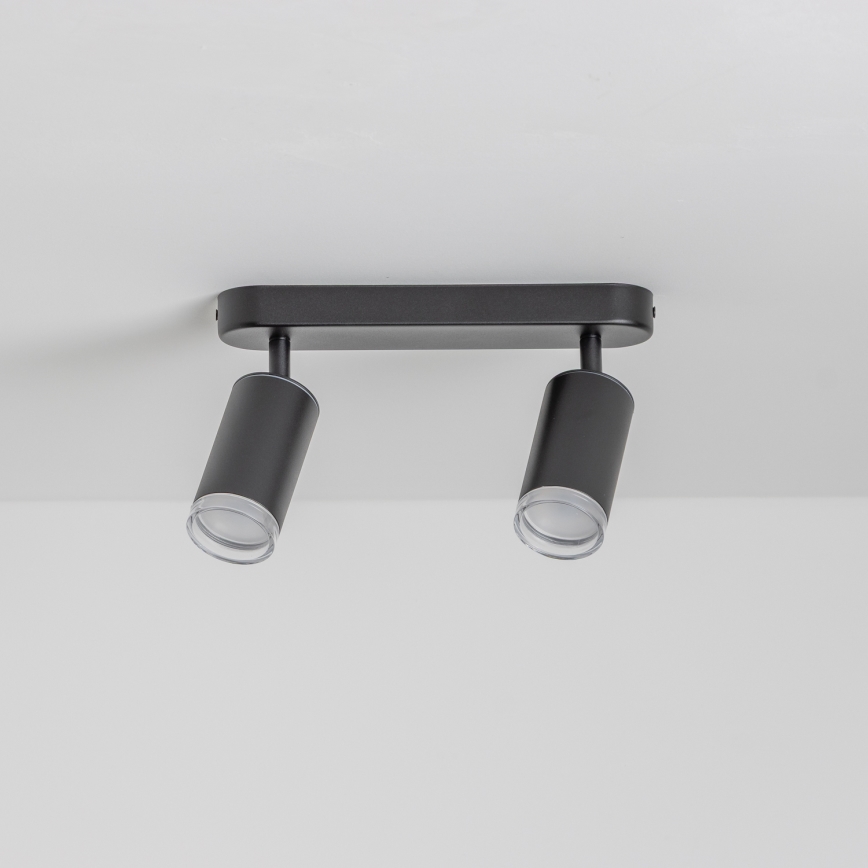 Brilagi - Reflektorska svjetiljka za kupaonicu SELE 2xGU10/30W/230V IP44 crna