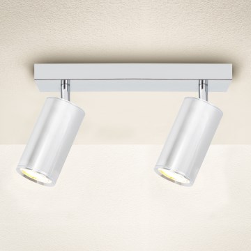 Brilagi - Reflektorska svjetiljka za kupaonicu SELE 2xGU10/30W/230V IP44 sjajni krom