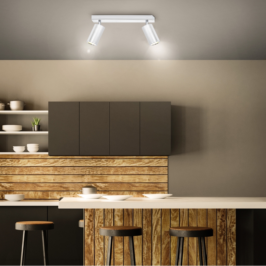 Brilagi - Reflektorska svjetiljka za kupaonicu SELE 2xGU10/30W/230V IP44 sjajni krom