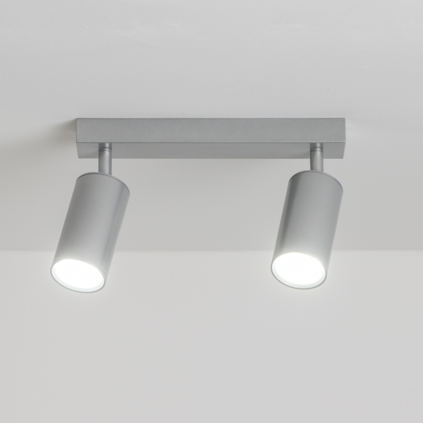 Brilagi - Reflektorska svjetiljka za kupaonicu SELE 2xGU10/30W/230V IP44 srebrna