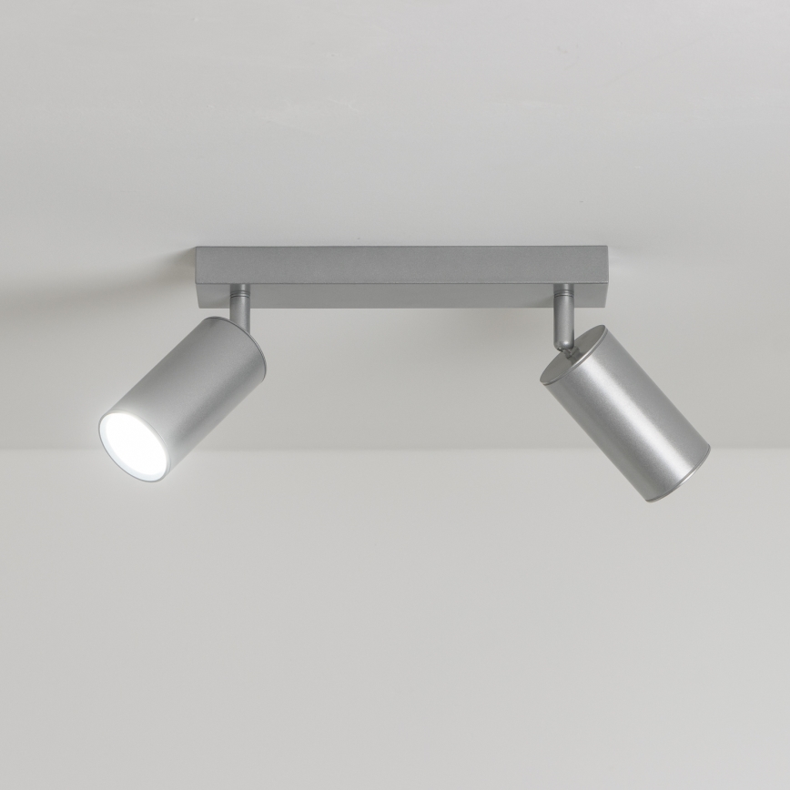 Brilagi - Reflektorska svjetiljka za kupaonicu SELE 2xGU10/30W/230V IP44 srebrna