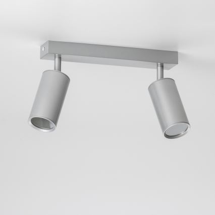 Brilagi - Reflektorska svjetiljka za kupaonicu SELE 2xGU10/30W/230V IP44 srebrna