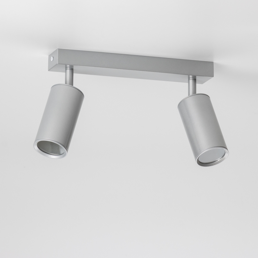 Brilagi - Reflektorska svjetiljka za kupaonicu SELE 2xGU10/30W/230V IP44 srebrna