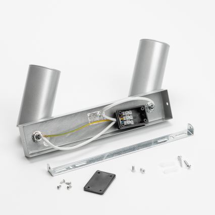 Brilagi - Reflektorska svjetiljka za kupaonicu SELE 2xGU10/30W/230V IP44 srebrna