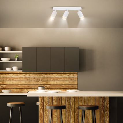 Brilagi - Reflektorska svjetiljka za kupaonicu SELE 3xGU10/30W/230V IP44 bijela