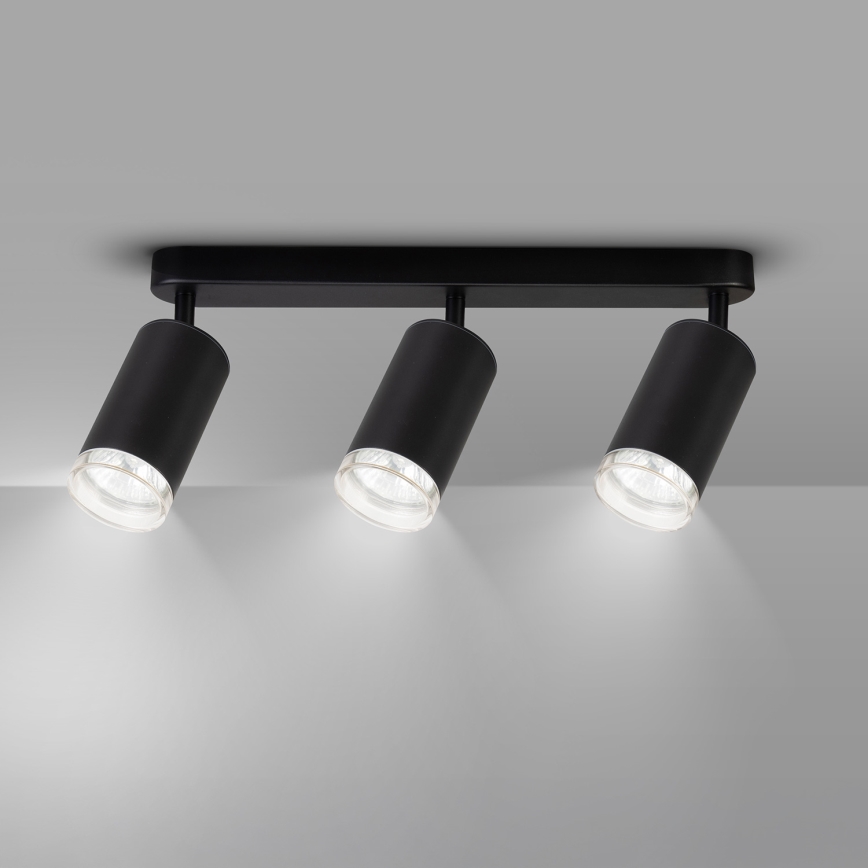 Brilagi - Reflektorska svjetiljka za kupaonicu SELE 3xGU10/30W/230V IP44 crna