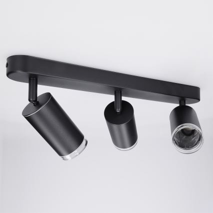 Brilagi - Reflektorska svjetiljka za kupaonicu SELE 3xGU10/30W/230V IP44 crna