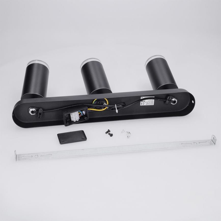 Brilagi - Reflektorska svjetiljka za kupaonicu SELE 3xGU10/30W/230V IP44 crna
