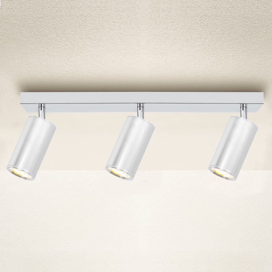 Brilagi - Reflektorska svjetiljka za kupaonicu SELE 3xGU10/30W/230V IP44 sjajni krom