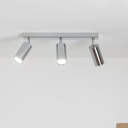 Brilagi - Reflektorska svjetiljka za kupaonicu SELE 3xGU10/30W/230V IP44 sjajni krom