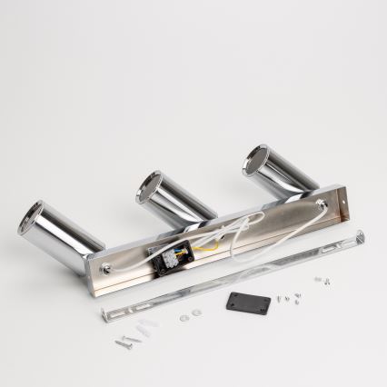 Brilagi - Reflektorska svjetiljka za kupaonicu SELE 3xGU10/30W/230V IP44 sjajni krom