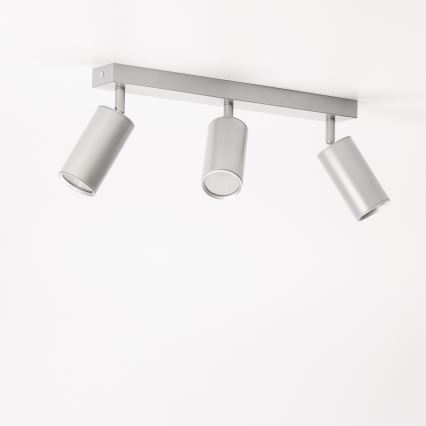 Brilagi - Reflektorska svjetiljka za kupaonicu SELE 3xGU10/30W/230V IP44 srebrna
