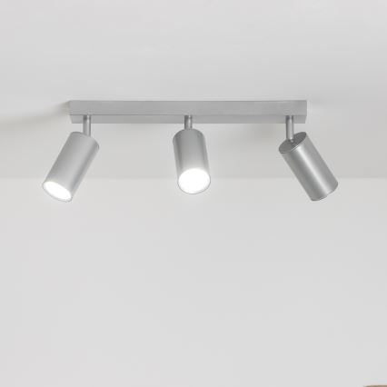Brilagi - Reflektorska svjetiljka za kupaonicu SELE 3xGU10/30W/230V IP44 srebrna
