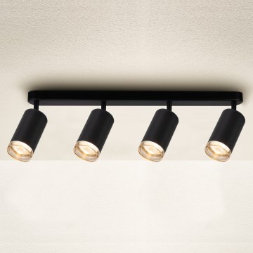 Brilagi - Reflektorska svjetiljka za kupaonicu SELE 4xGU10/30W/230V IP44 crna