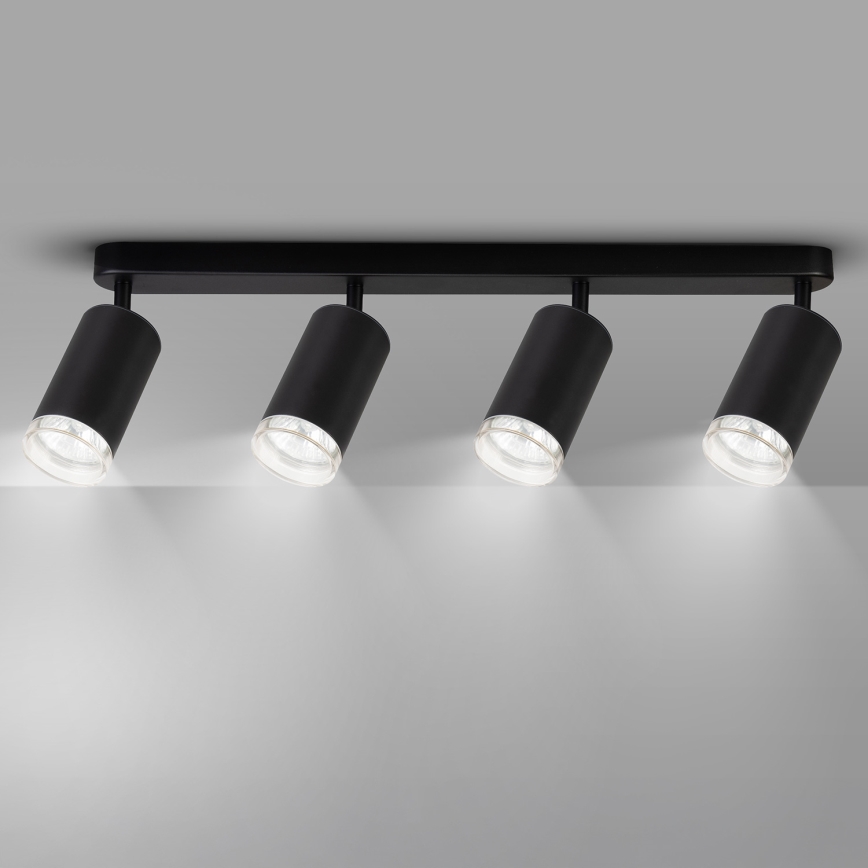 Brilagi - Reflektorska svjetiljka za kupaonicu SELE 4xGU10/30W/230V IP44 crna