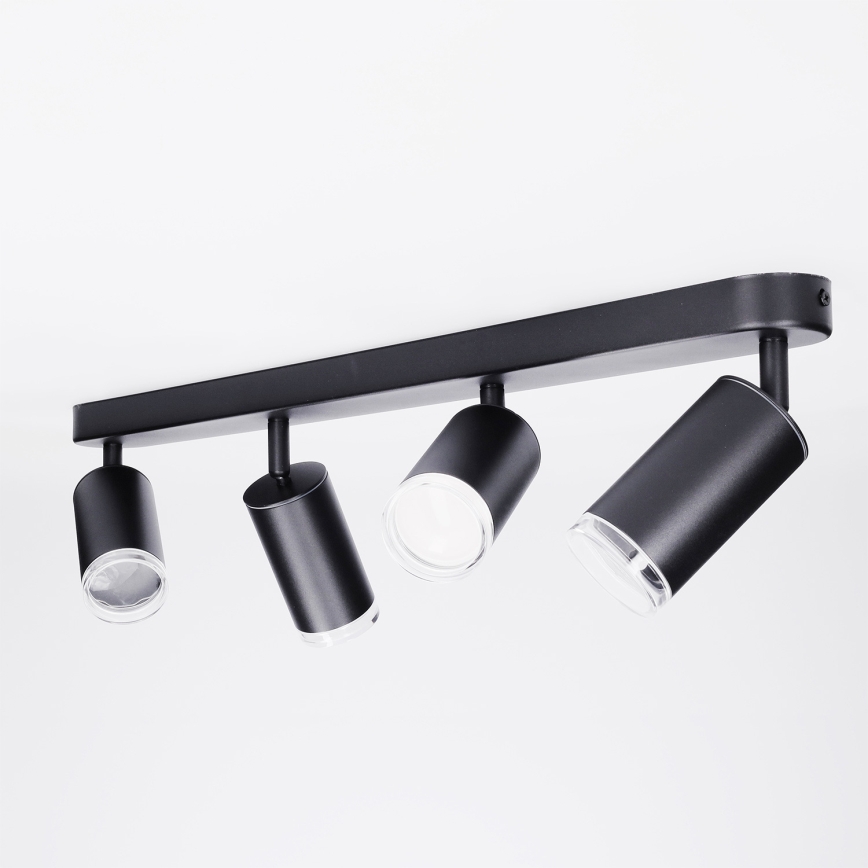 Brilagi - Reflektorska svjetiljka za kupaonicu SELE 4xGU10/30W/230V IP44 crna
