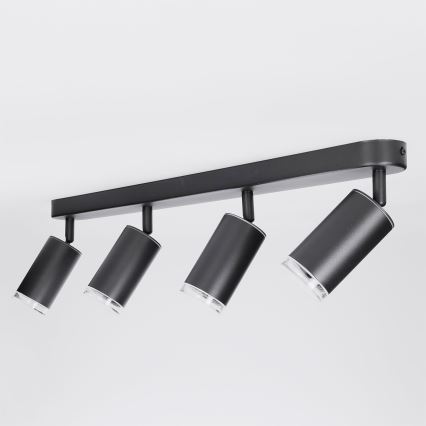 Brilagi - Reflektorska svjetiljka za kupaonicu SELE 4xGU10/30W/230V IP44 crna