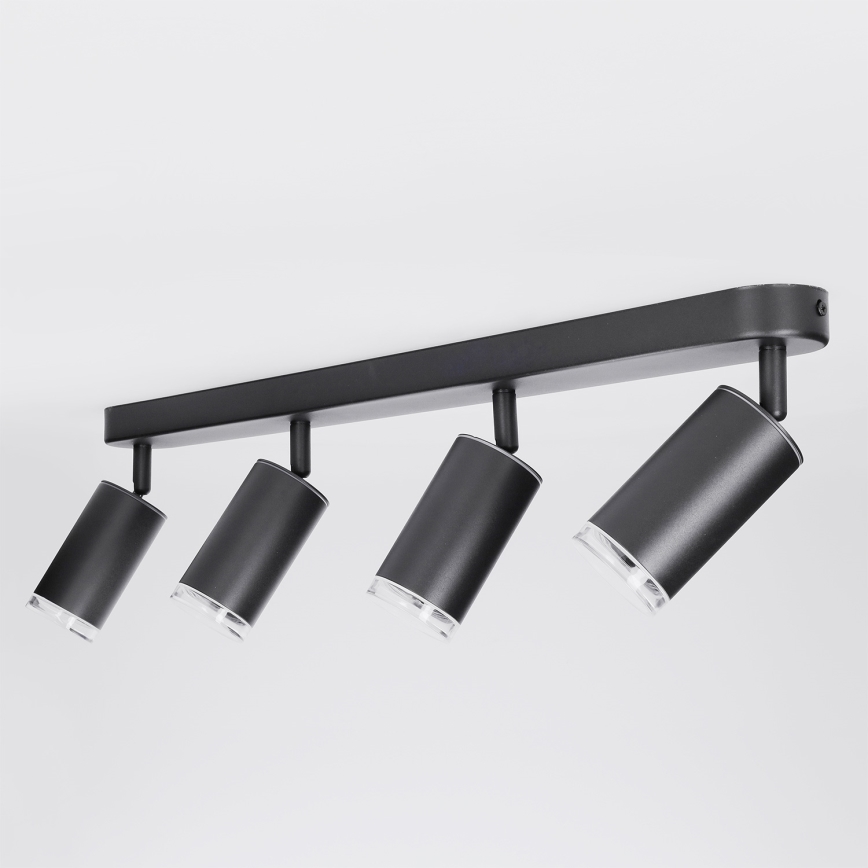 Brilagi - Reflektorska svjetiljka za kupaonicu SELE 4xGU10/30W/230V IP44 crna
