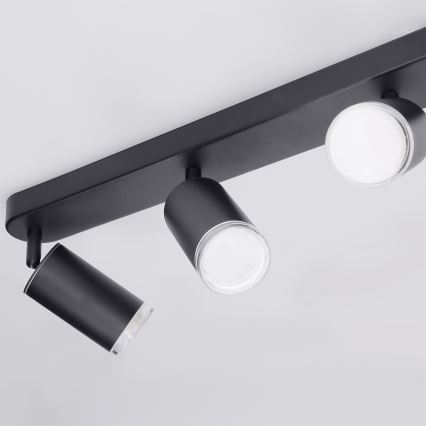 Brilagi - Reflektorska svjetiljka za kupaonicu SELE 4xGU10/30W/230V IP44 crna