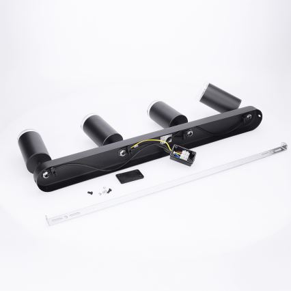 Brilagi - Reflektorska svjetiljka za kupaonicu SELE 4xGU10/30W/230V IP44 crna