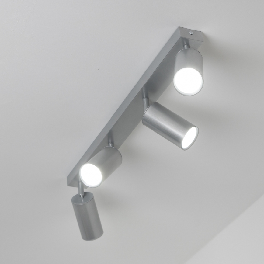 Brilagi - Reflektorska svjetiljka za kupaonicu SELE 4xGU10/30W/230V IP44 srebrna