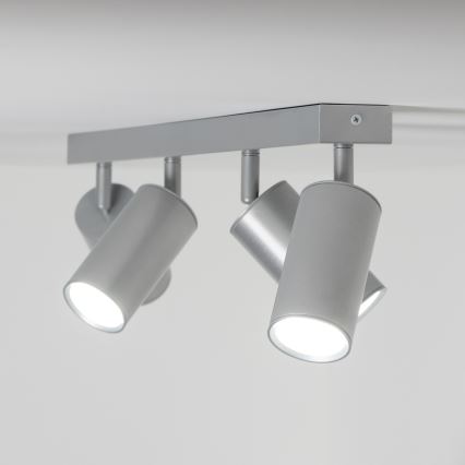 Brilagi - Reflektorska svjetiljka za kupaonicu SELE 4xGU10/30W/230V IP44 srebrna