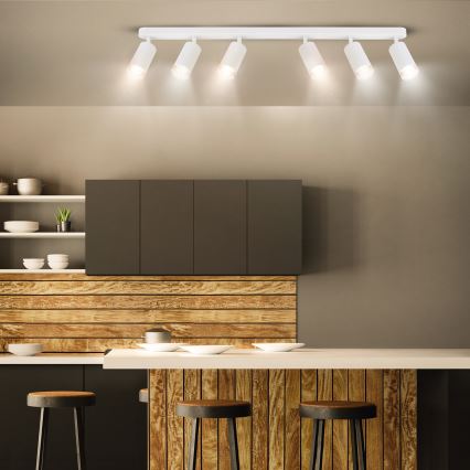 Brilagi - Reflektorska svjetiljka za kupaonicu SELE 6xGU10/30W/230V IP44 bijela