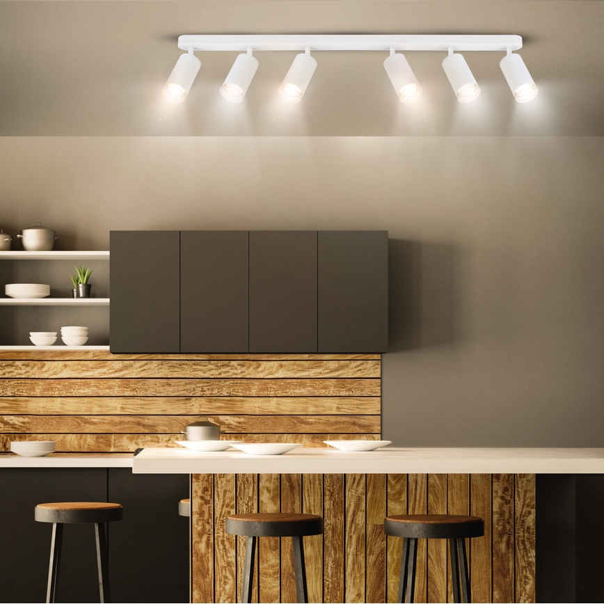 Brilagi - Reflektorska svjetiljka za kupaonicu SELE 6xGU10/30W/230V IP44 bijela