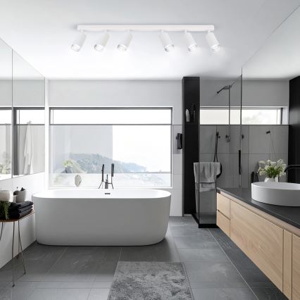 Brilagi - Reflektorska svjetiljka za kupaonicu SELE 6xGU10/30W/230V IP44 bijela