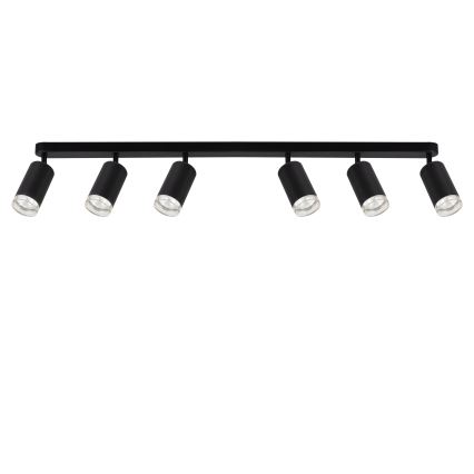 Brilagi - Reflektorska svjetiljka za kupaonicu SELE 6xGU10/30W/230V IP44 crna