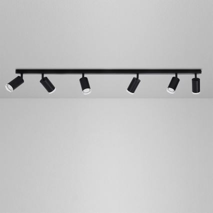 Brilagi - Reflektorska svjetiljka za kupaonicu SELE 6xGU10/30W/230V IP44 crna