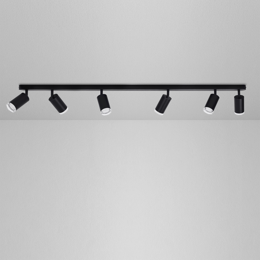 Brilagi - Reflektorska svjetiljka za kupaonicu SELE 6xGU10/30W/230V IP44 crna