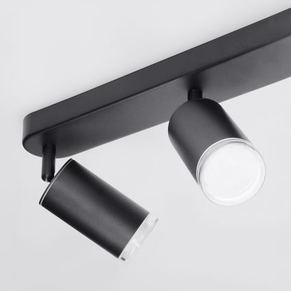 Brilagi - Reflektorska svjetiljka za kupaonicu SELE 6xGU10/30W/230V IP44 crna