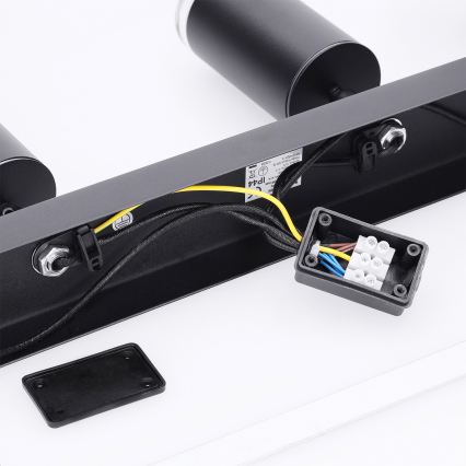 Brilagi - Reflektorska svjetiljka za kupaonicu SELE 6xGU10/30W/230V IP44 crna