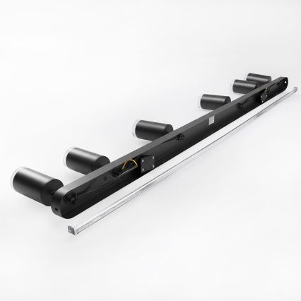 Brilagi - Reflektorska svjetiljka za kupaonicu SELE 6xGU10/30W/230V IP44 crna