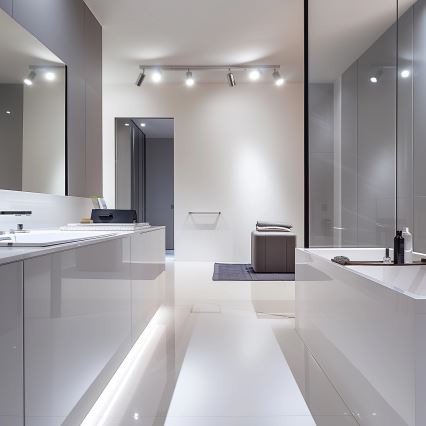 Brilagi - Reflektorska svjetiljka za kupaonicu SELE 6xGU10/30W/230V IP44 sjajni krom