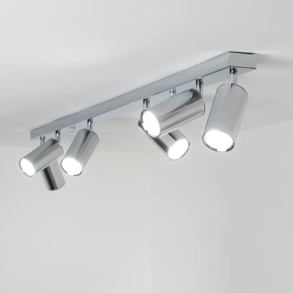 Brilagi - Reflektorska svjetiljka za kupaonicu SELE 6xGU10/30W/230V IP44 sjajni krom