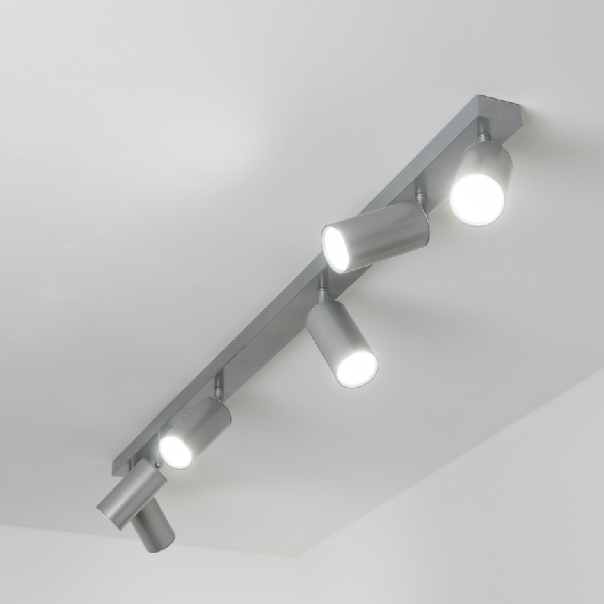 Brilagi - Reflektorska svjetiljka za kupaonicu SELE 6xGU10/30W/230V IP44 srebrna